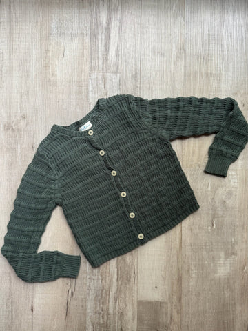 Olive Juice Green Cardigan