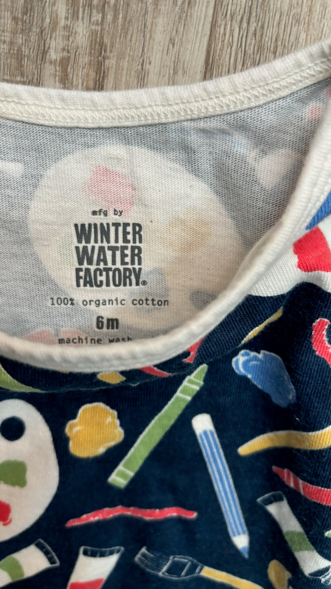 Winter Water Factory Art Romper
