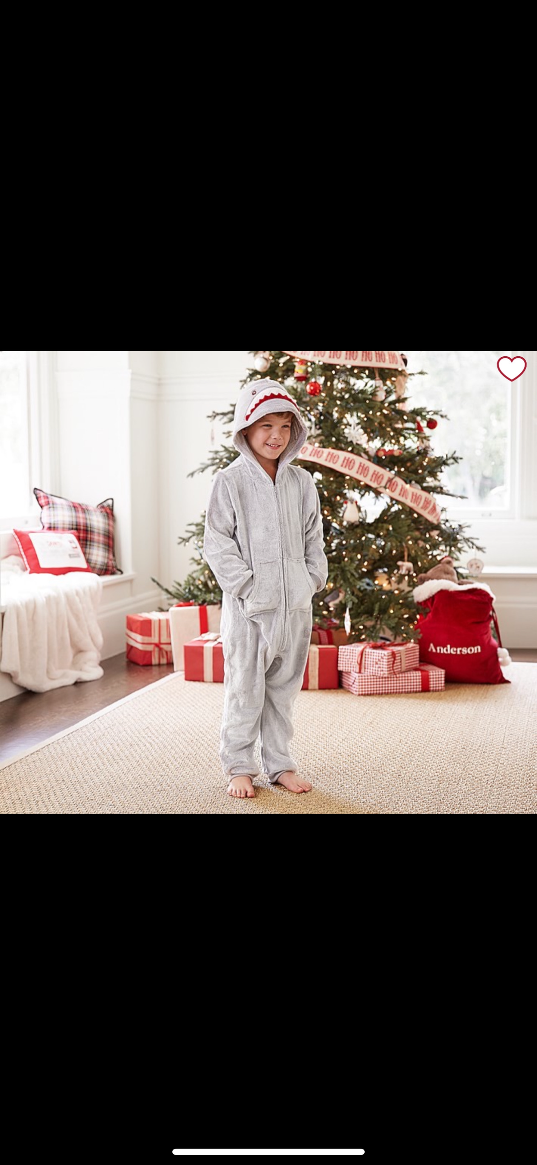 Pottery Barn Kids Shark Pajamas - NEW