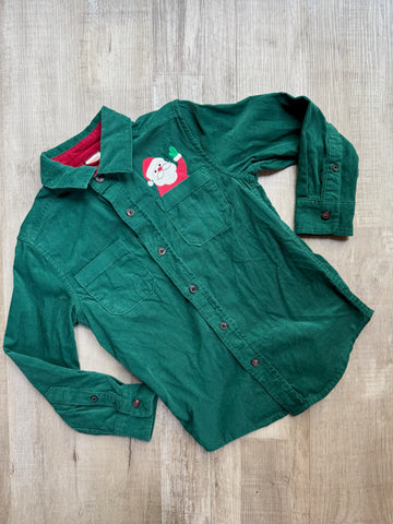Gymboree Santa Button Down