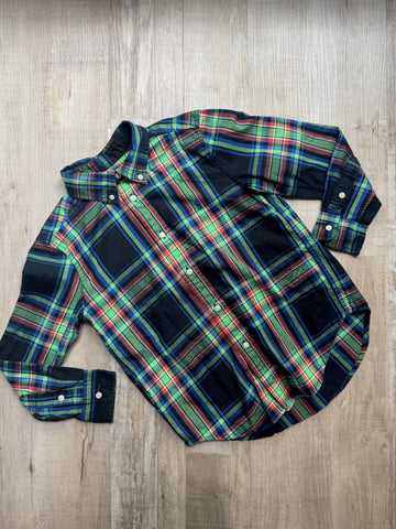 Ralph Lauren Green Plaid Button Down