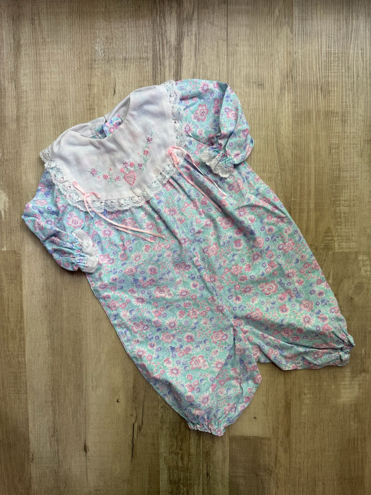Vintage Floral Romper