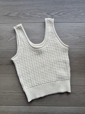 Madewell Cream Knit Tank