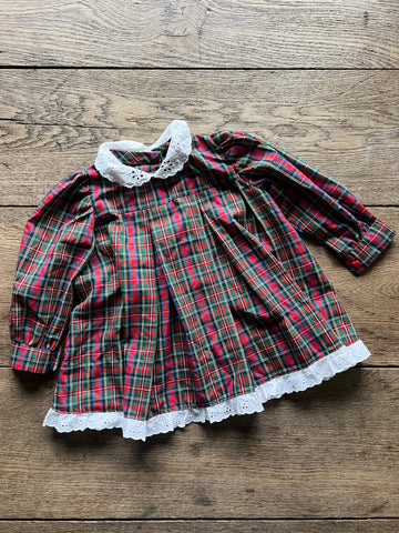 Vintage Plaid Dress