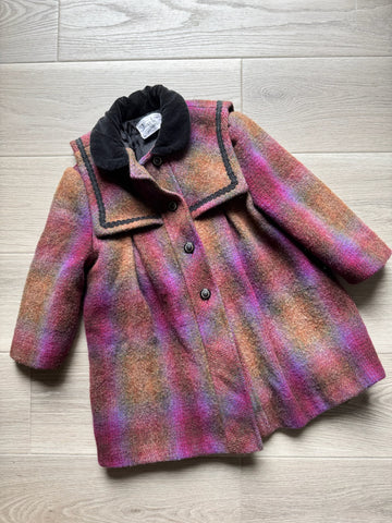 Vintage Wool Purple/Brown Coat