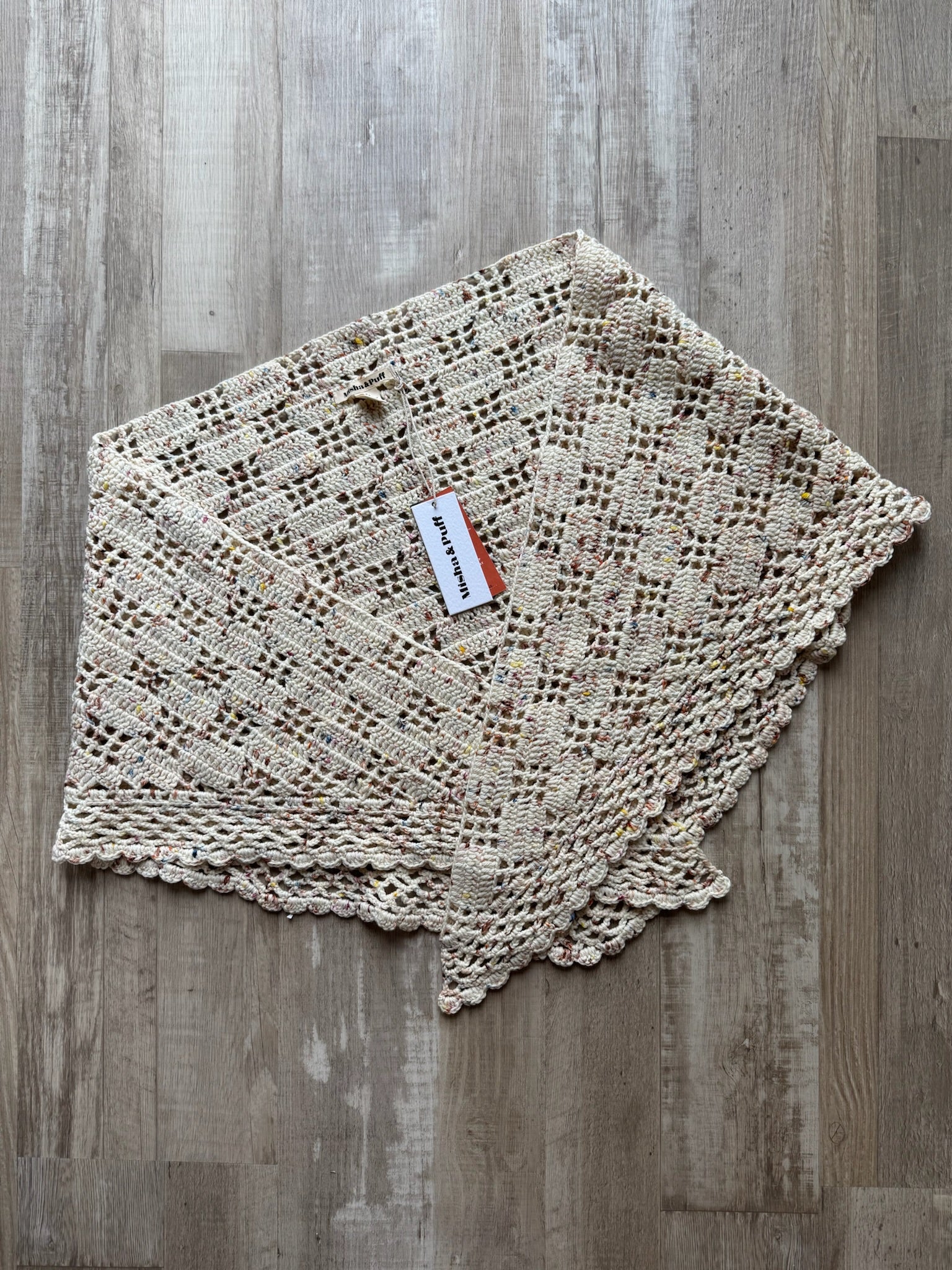 Misha & Puff Wool Shawl - NEW