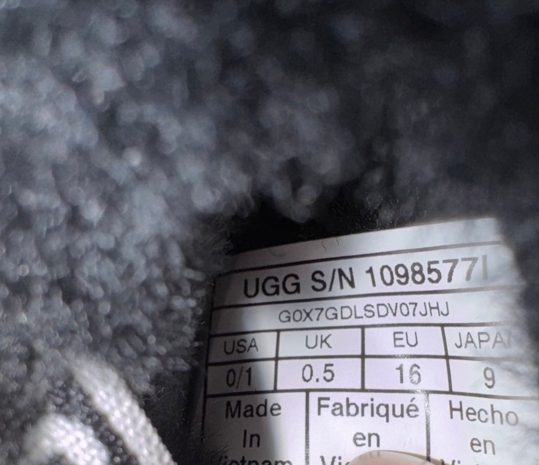 UGG Black Slippers