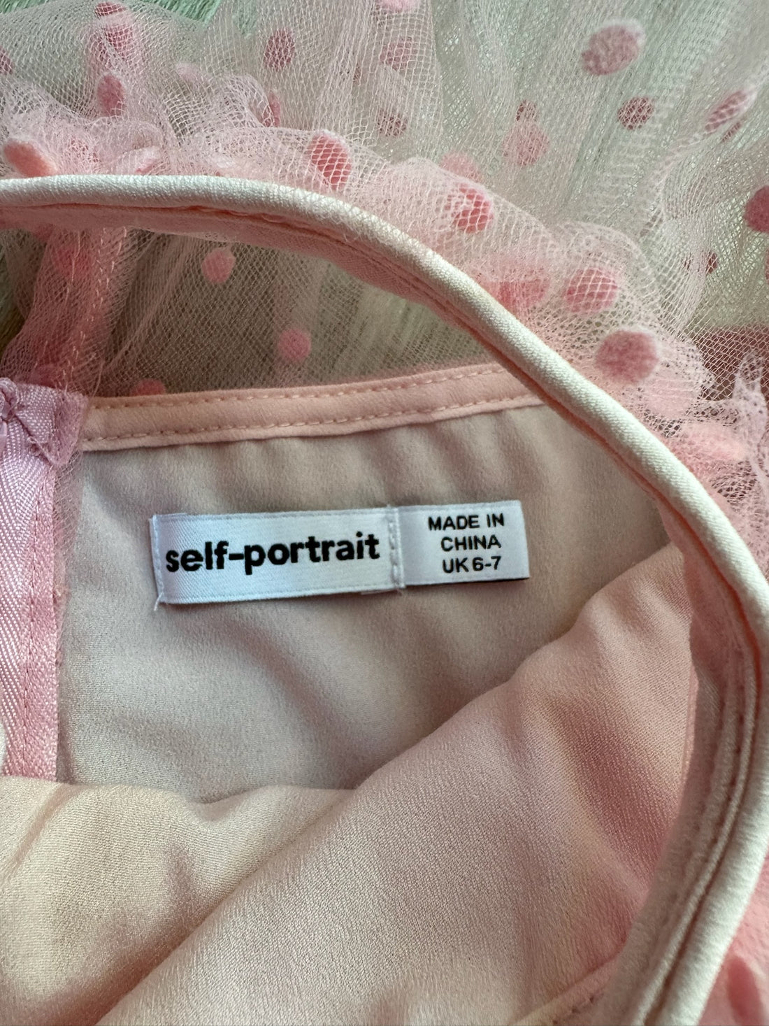 Self-Portrait Pink Dress