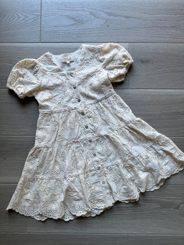 Roolee Cream Eyelet Dress