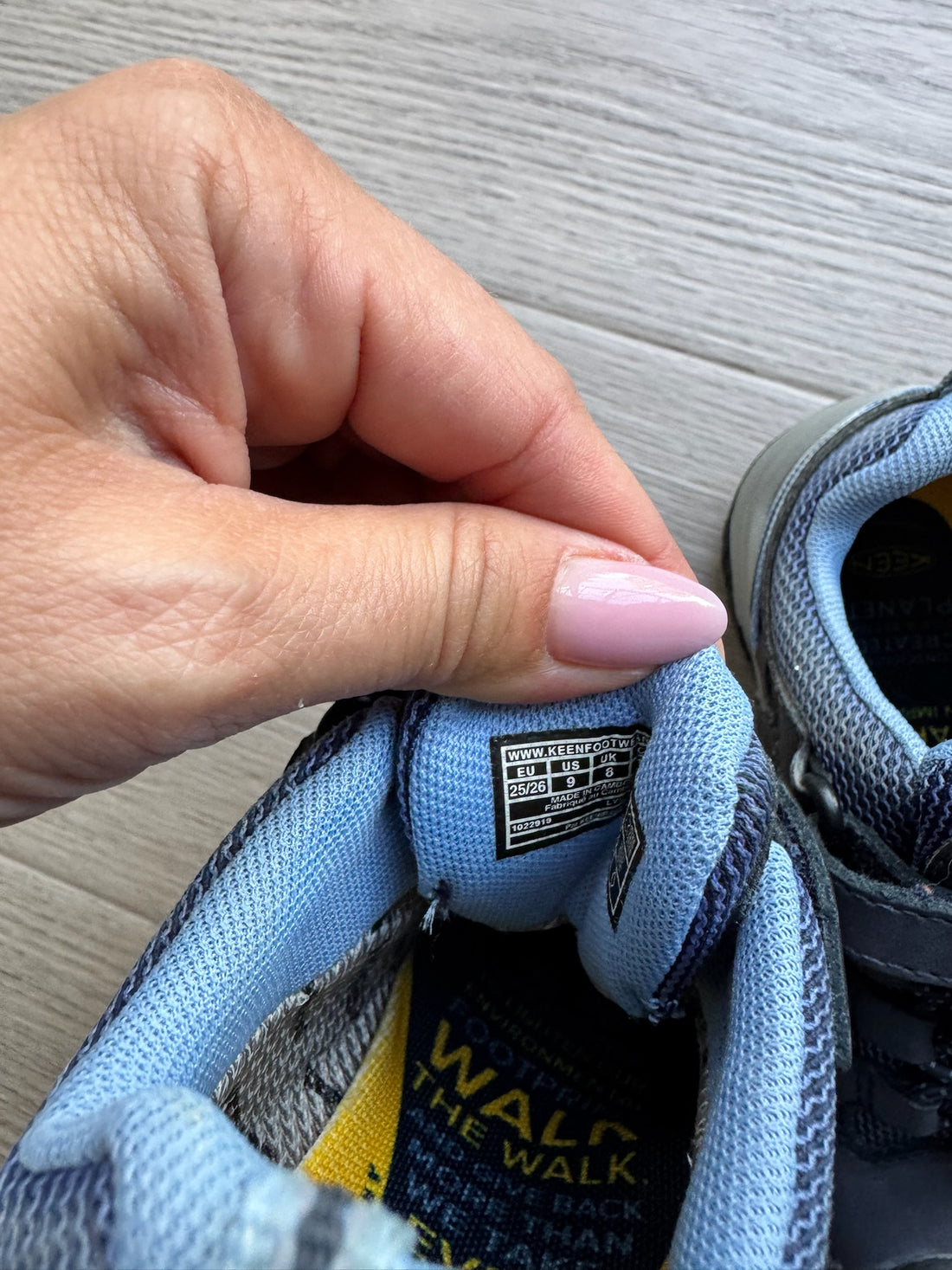 Keen Navy Velcro Shoes