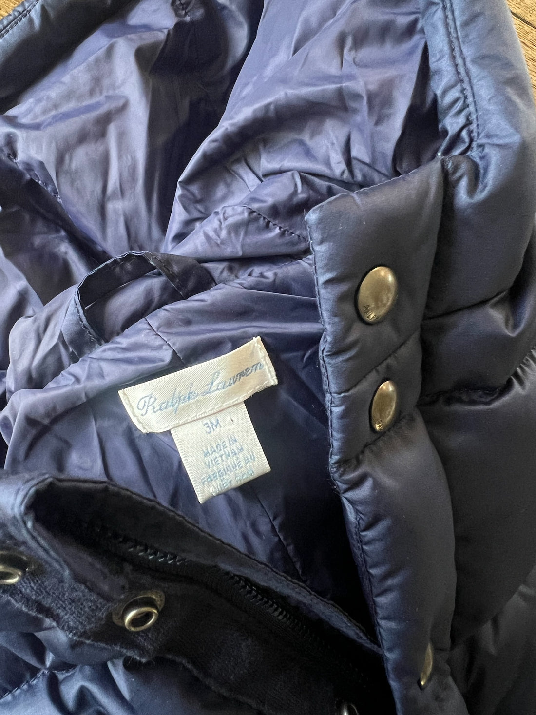 Ralph Lauren Navy Bunting