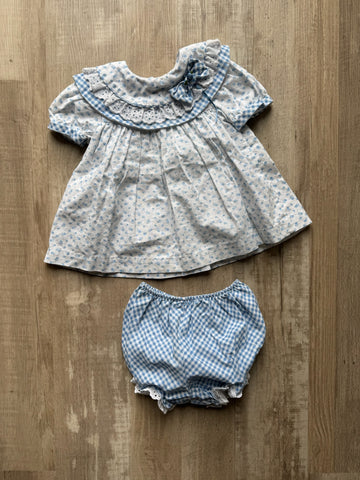 Vintage Youngland Blue Floral Set
