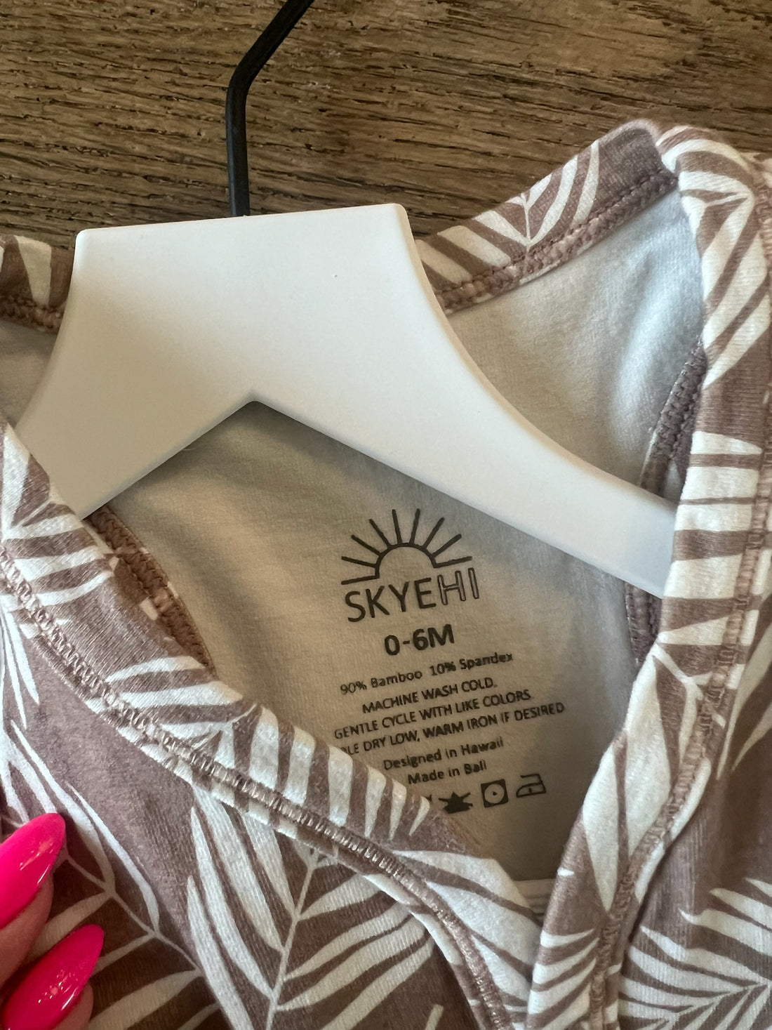 SKYEHO Brown Romper