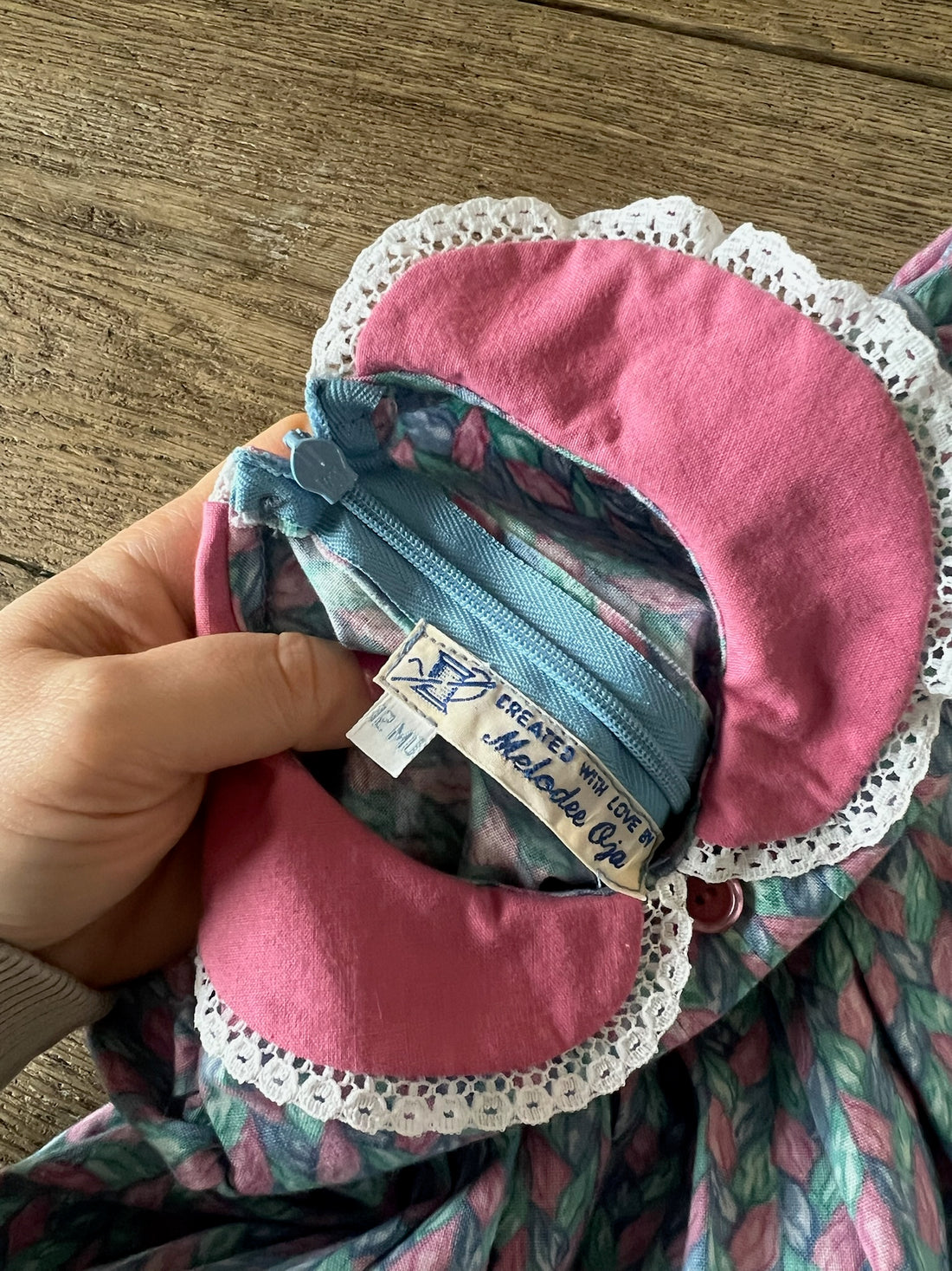 Vintage Pink/Blue Dress