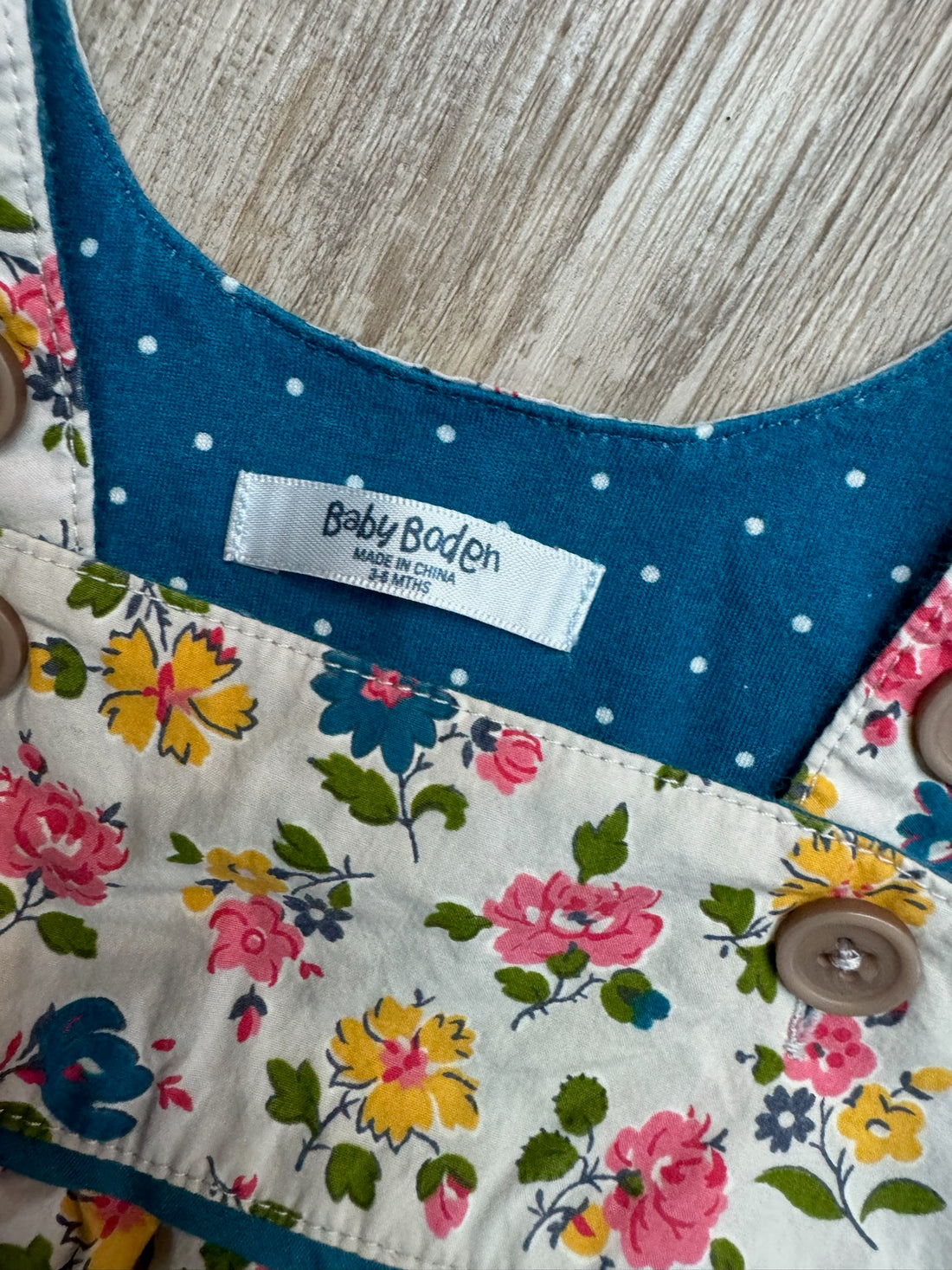 Baby Boden Floral Romper