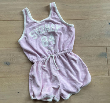 Zara Purple Terry Romper