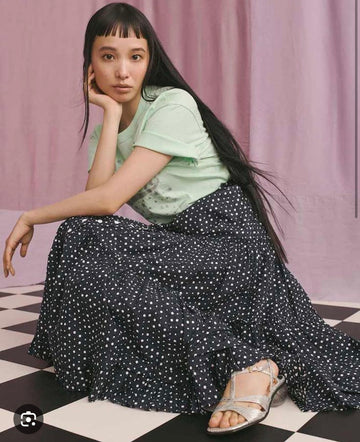 Marc Jacobs Navy Prairie Skirt