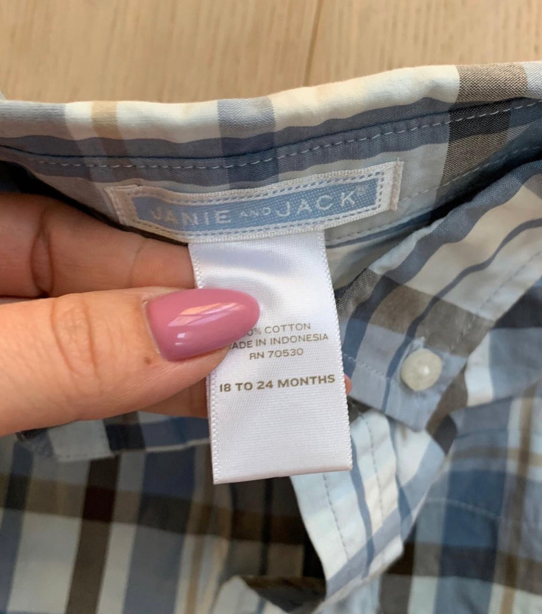 Janie & Jack Blue Button Down