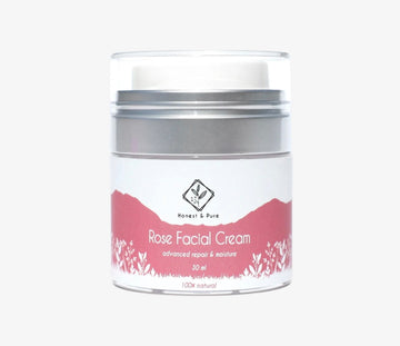 Honest & Pure Rose Face Anti-Aging Cream and Moisturizer