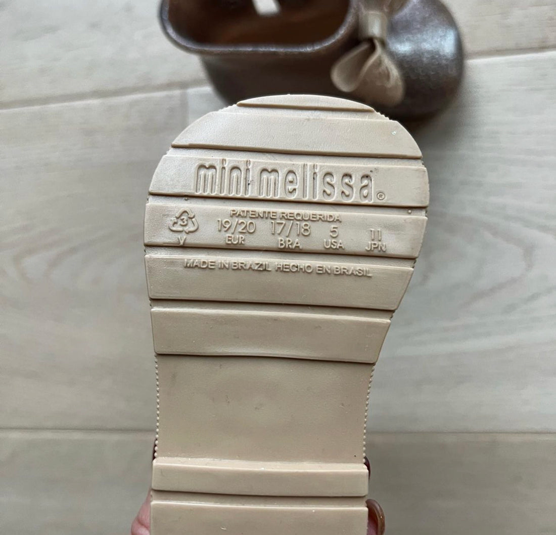 Mini Melissa Gold Boots