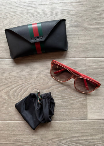 Gucci Red Sunglasses AS IS