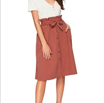 Sadie & Love Rust Skirt - W