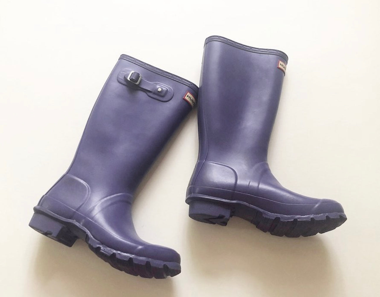 Hunter Boots Purple