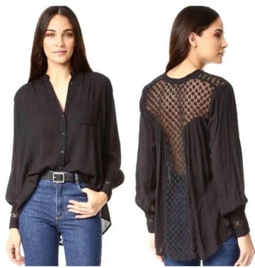 Free People Black Top
