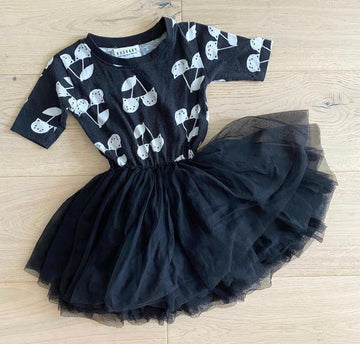 Huxbaby Cherry Cat Dress