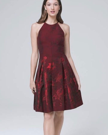 Black House White Market Burgundy Dress