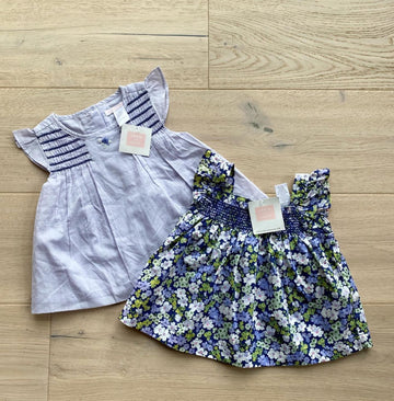 Janie & Jack Violet Meadows Top - NEW