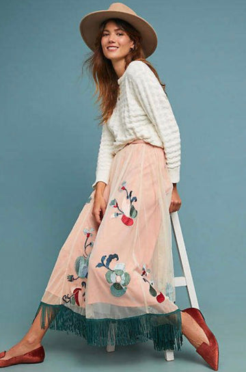 Anthropologie Tulle Skirt