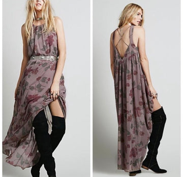 Free People Floral Maxi Dress