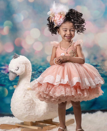 Wild Lilies Swan Dress
