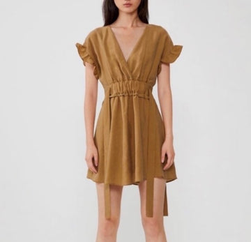 Zara Ruffle Sleeve Dress