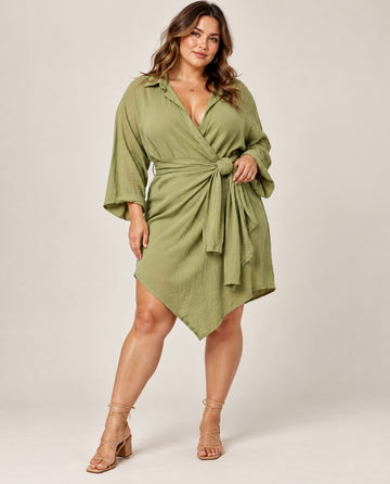 PrettyLittleThing Green Dress
