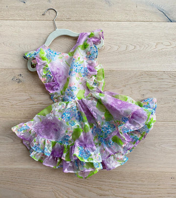 Roar & Rose Flocked Pinafore