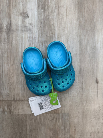 CROCS Sparkly Blue