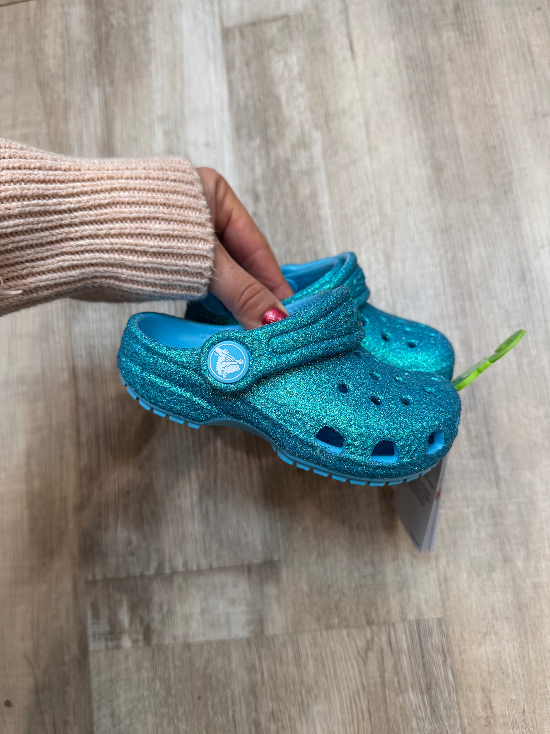CROCS Sparkly Blue