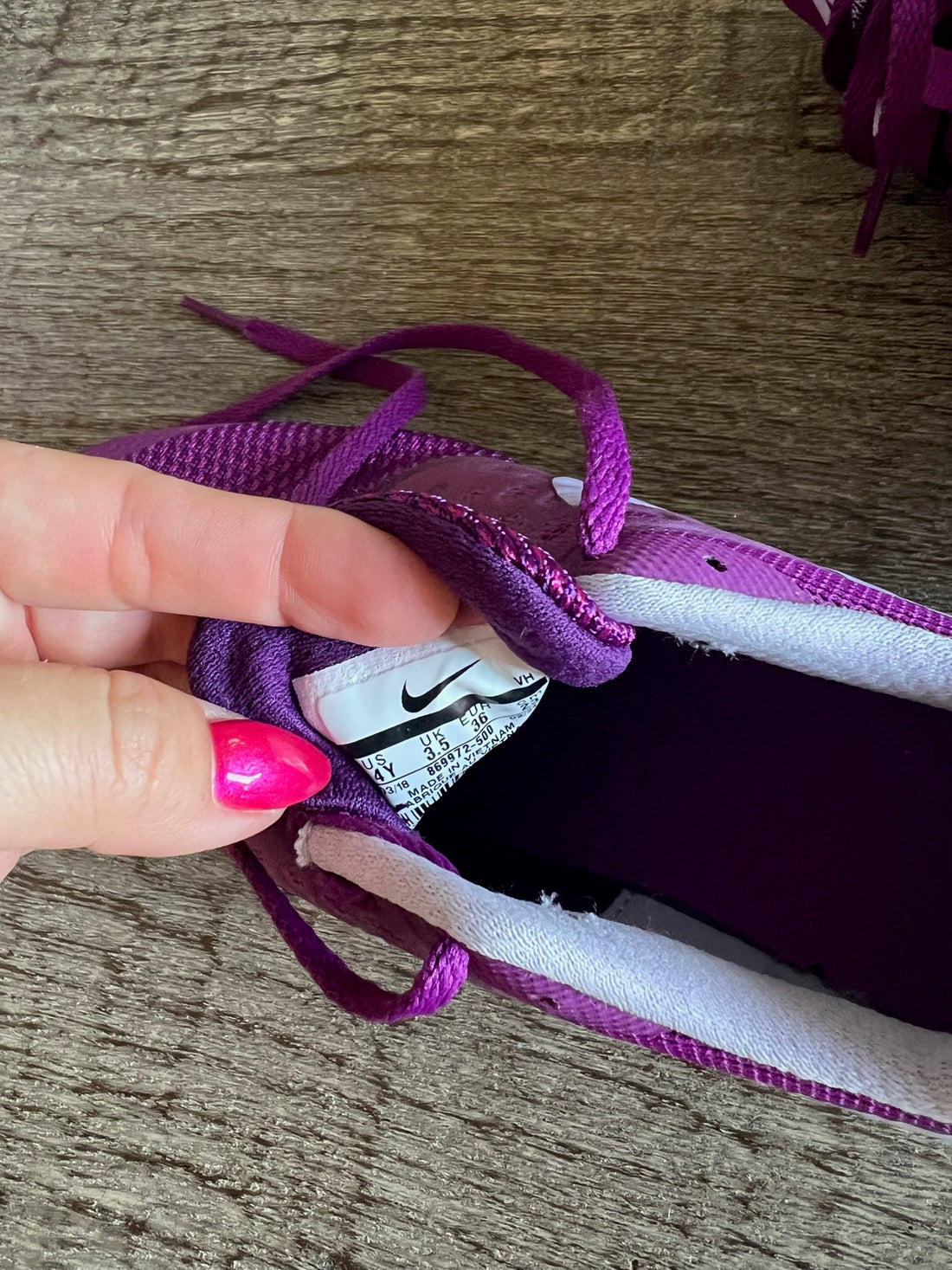 Purple Nikes