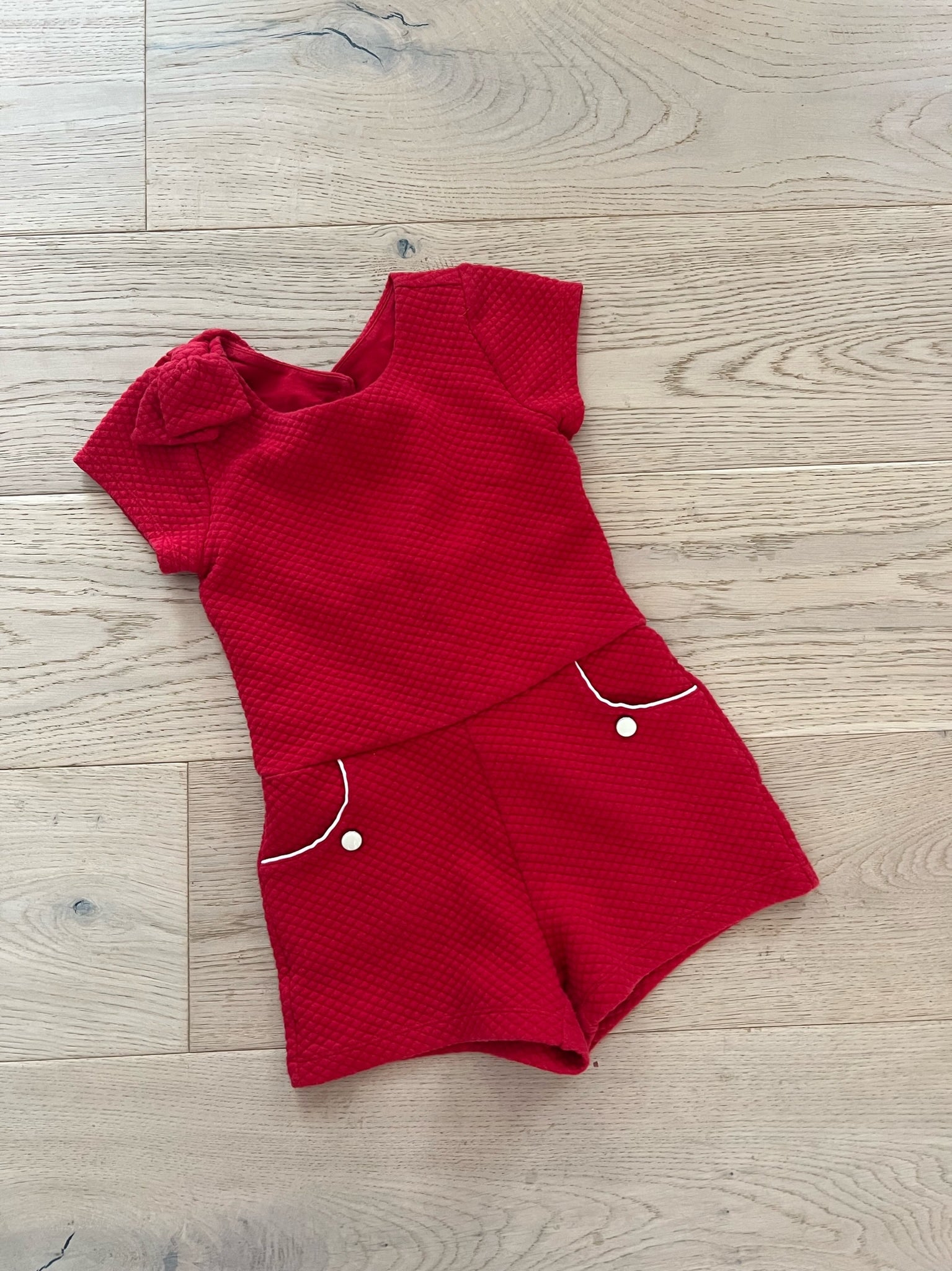 Janie & JackRed Romper