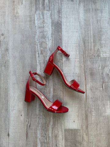 Steve Madden Red Heel Sandals