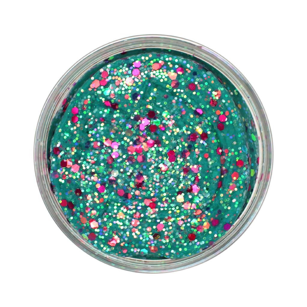 Teal Glitter (Tropical Punch) KidDough - 4 oz