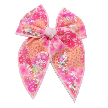 Mesh Shaker Bow - Flower Power
