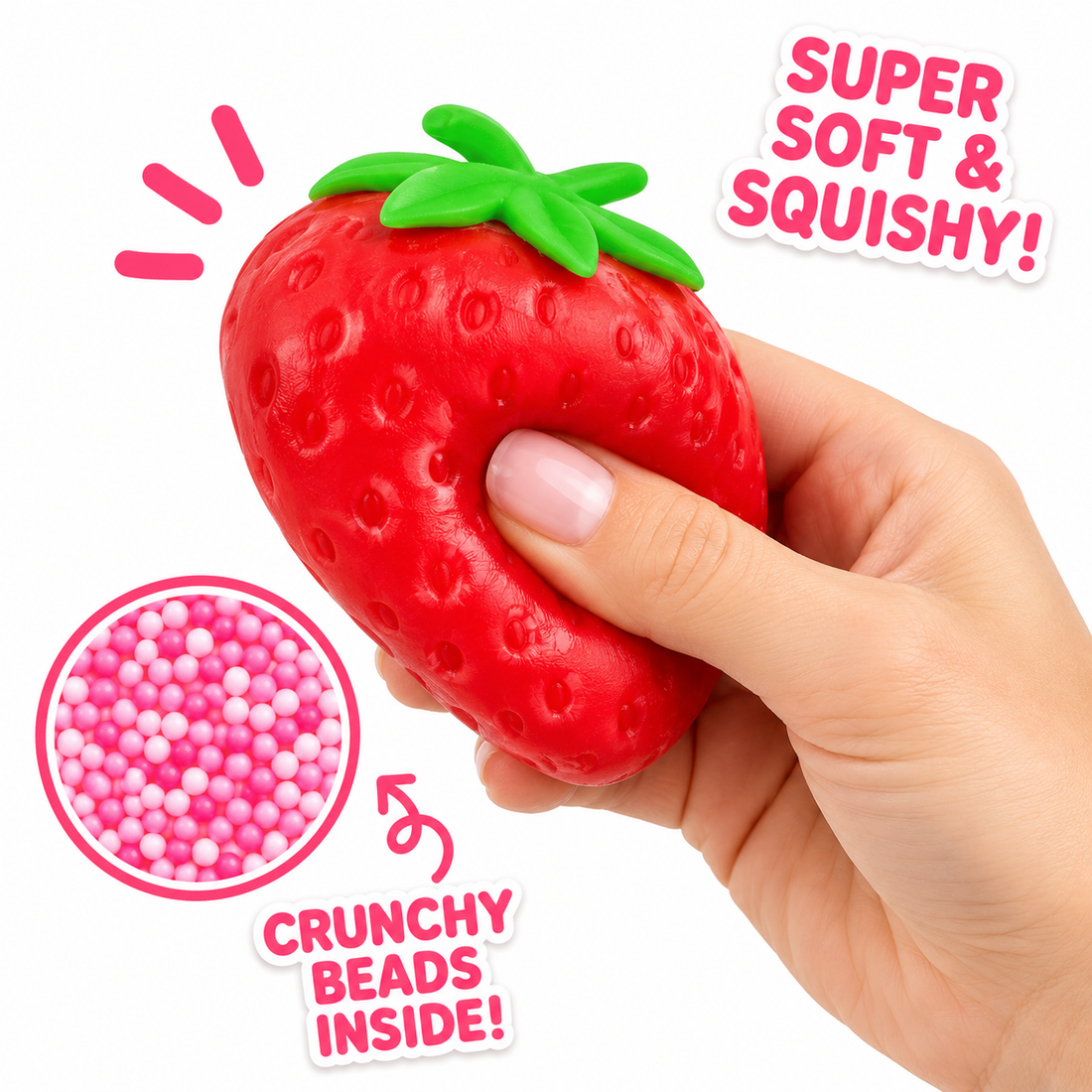 Strawberry Crunchy Squishy MSS25