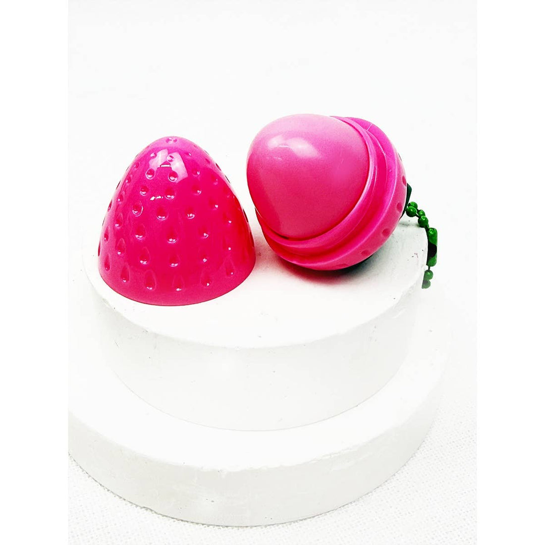Strawberry Lip Gloss with Key Ring