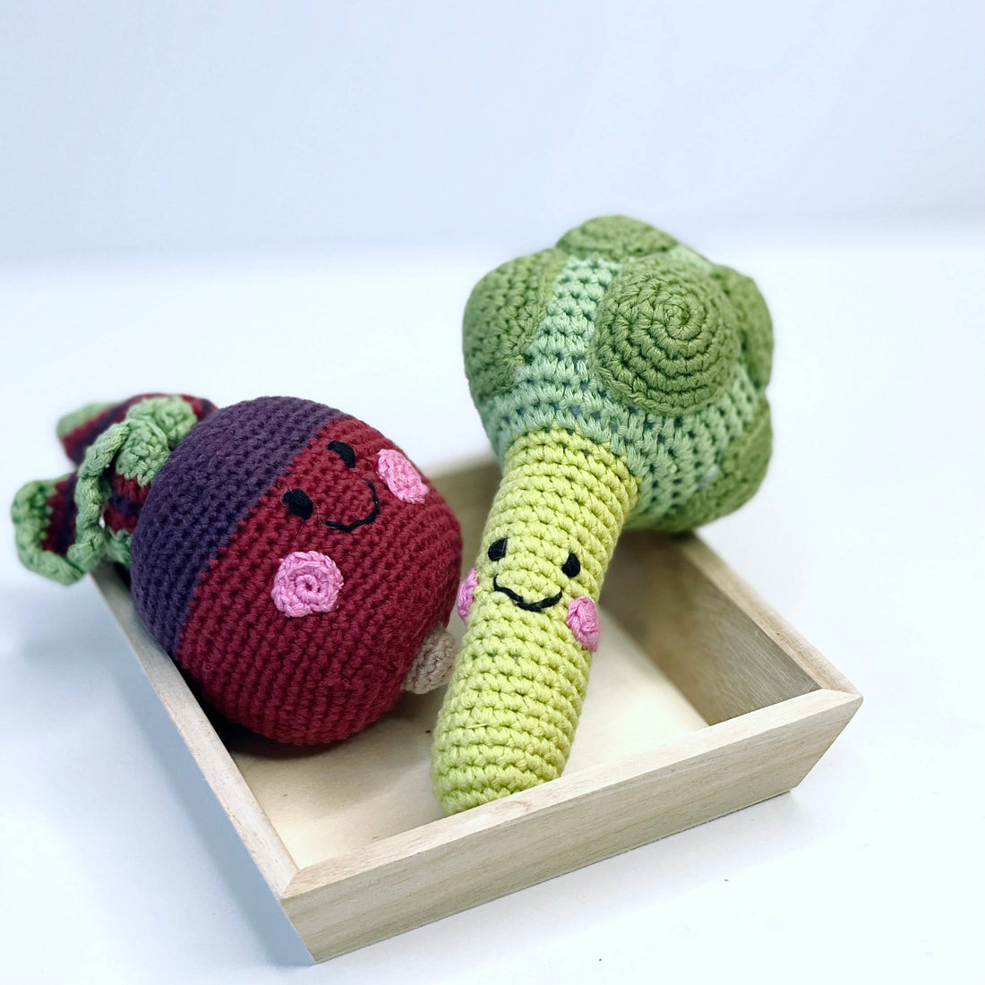 Handmade Rattle - Broccoli