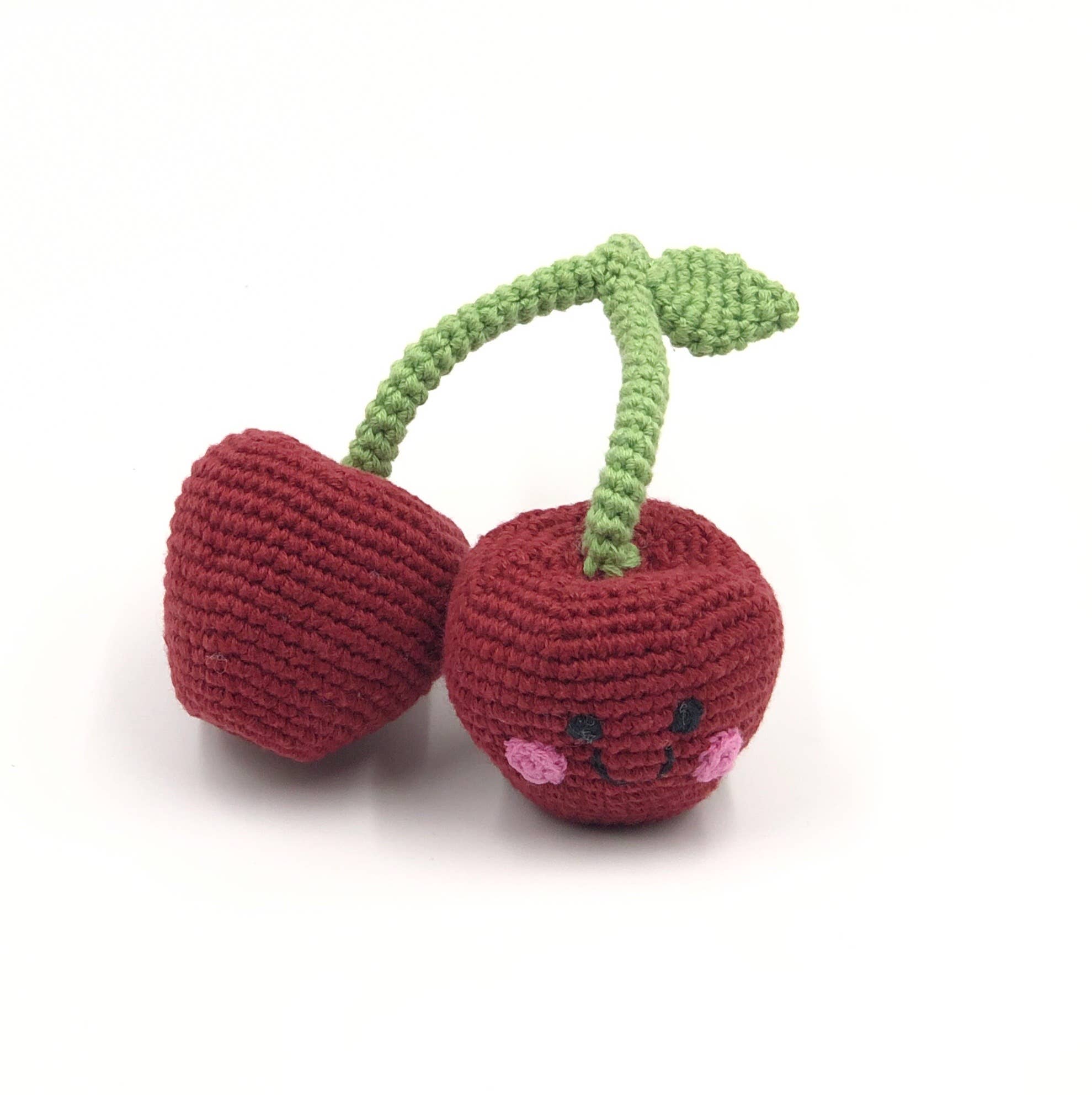 Handmade Rattle - Cherry