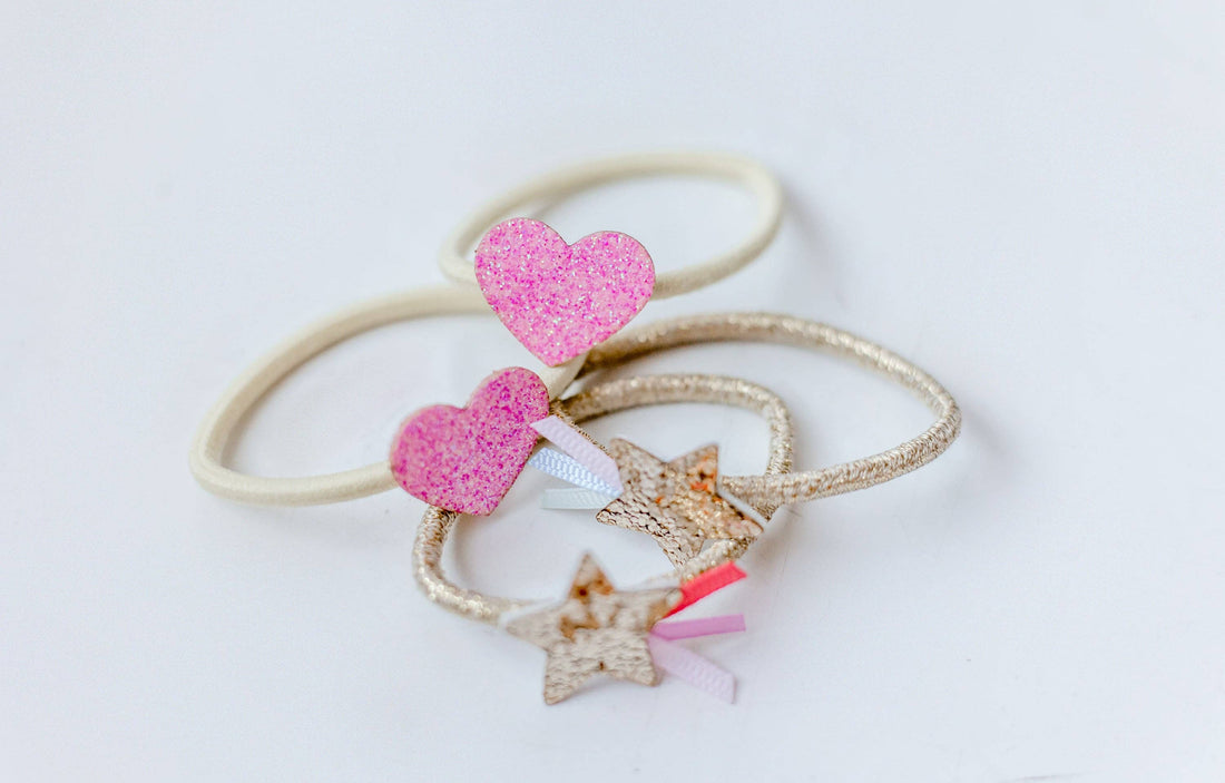 Shooting Stars Ponytail Holders