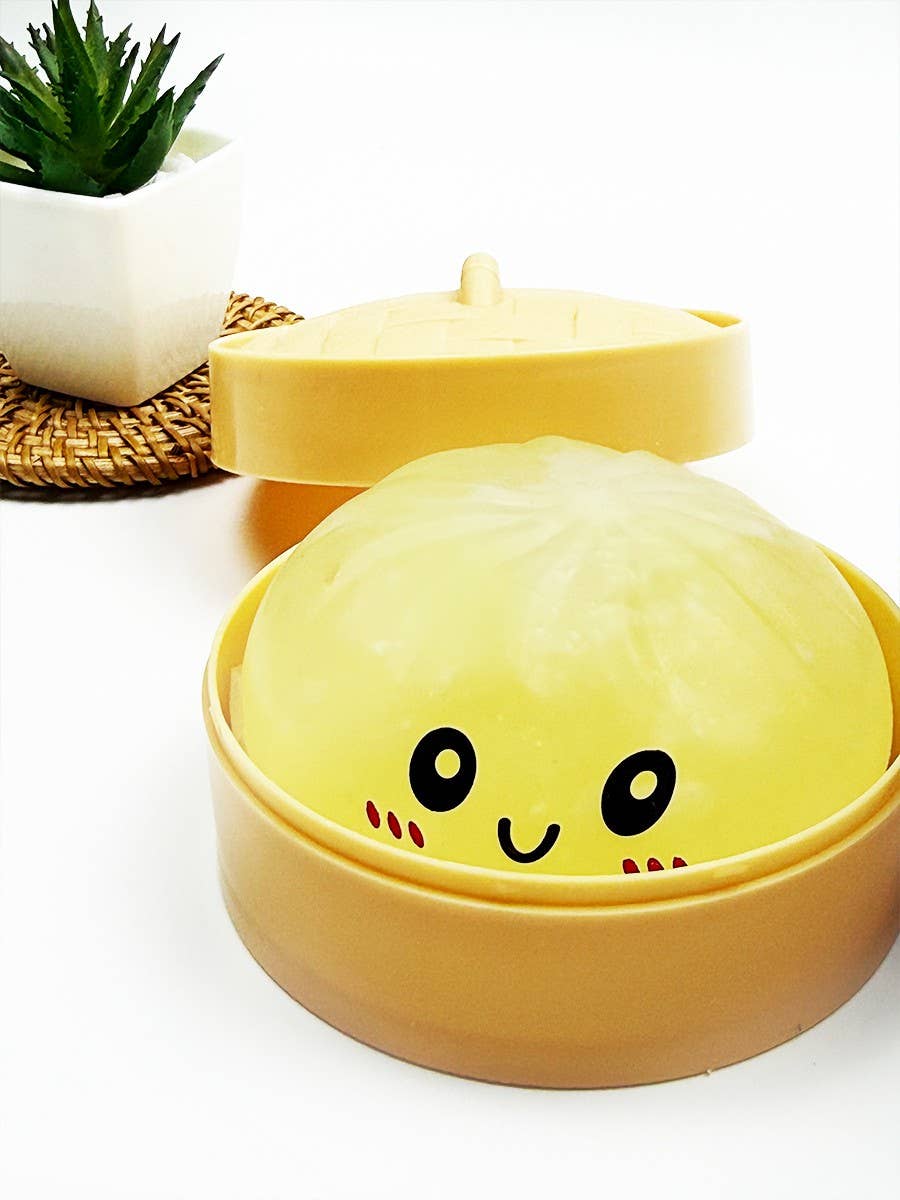 Slow Rising Mystery Dumpling Squishy with Steamer